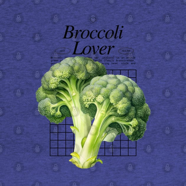 Broccoli Lover - Veggies Brassica oleracea by Millusti